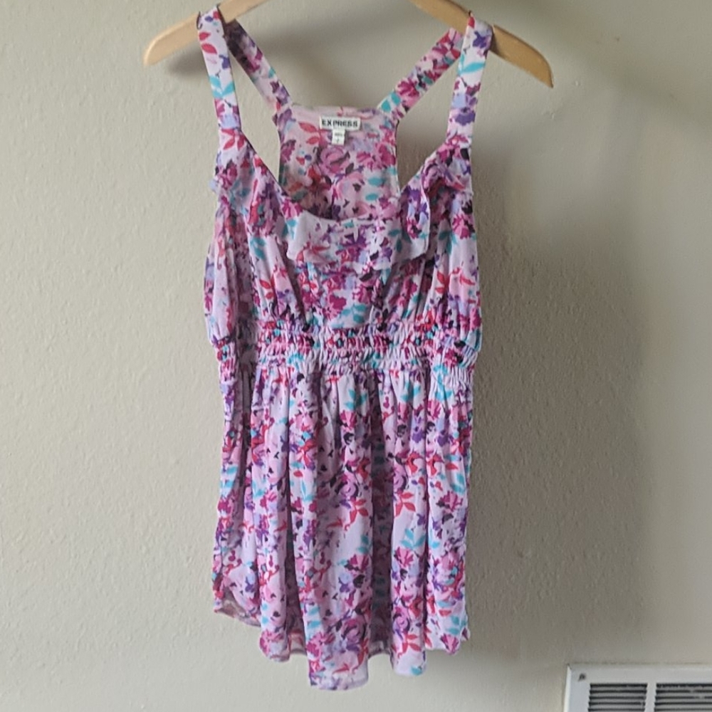 Flowy racerback tank